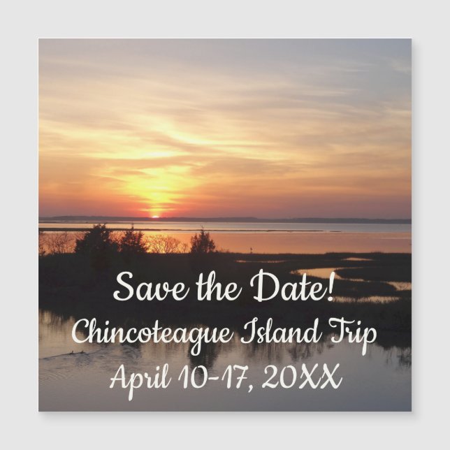 Chincoteague Sunset II Virginia Ligcape (Framsida)