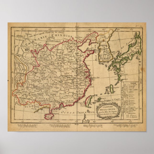 Chine, Japan Poster (Framsidan)