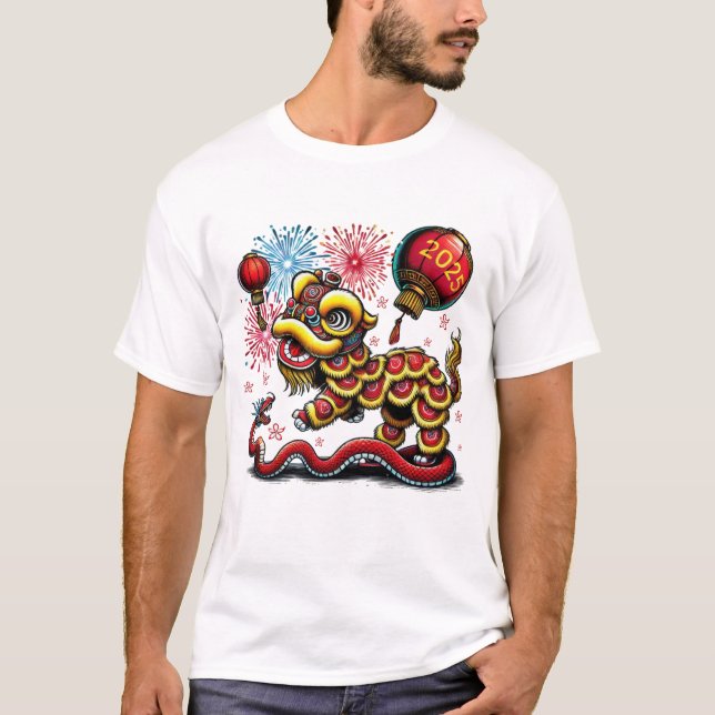 Chines nytt år t shirt (Framsida)