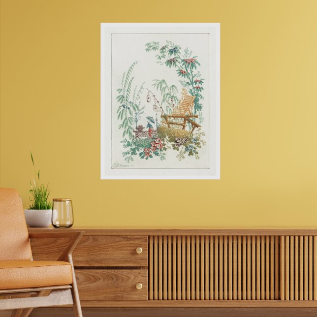 "Chinese Arabesques" av Jean-Baptiste Pillement Poster (Vardagsrum 2)