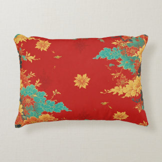 chinese background accent pillow prydnadskudde