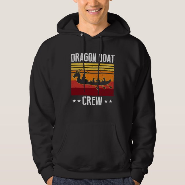 Chinese Boat Racing Quote for Dragon Boat Coach  1 Hoodie (Framsida)