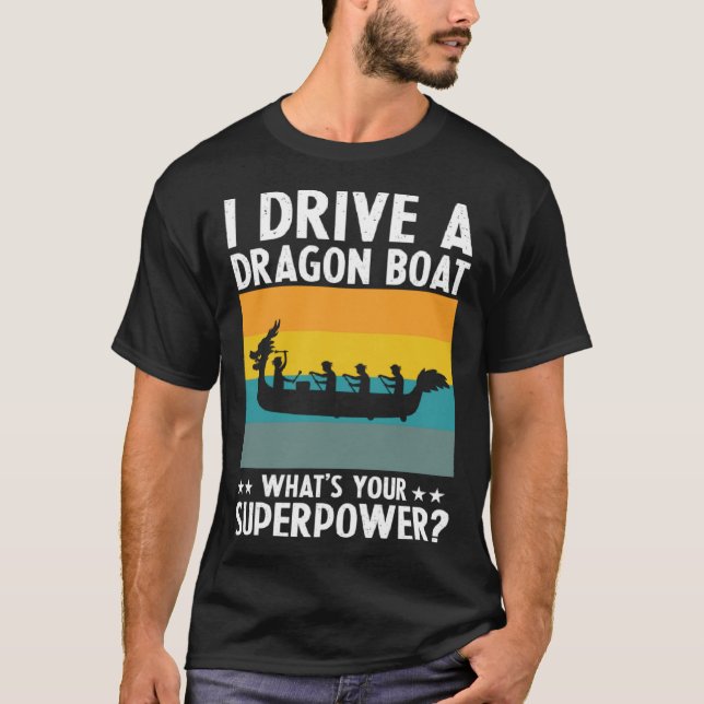 Chinese Boat Racing Quote for Dragon Boat Coach  1 T Shirt (Framsida)