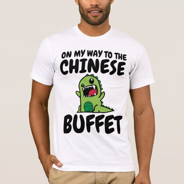 CHINESE BUFFET Funny T-shirts (Framsida)