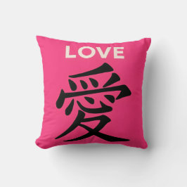 Chinese calligraphy Throw Cushion Kudde