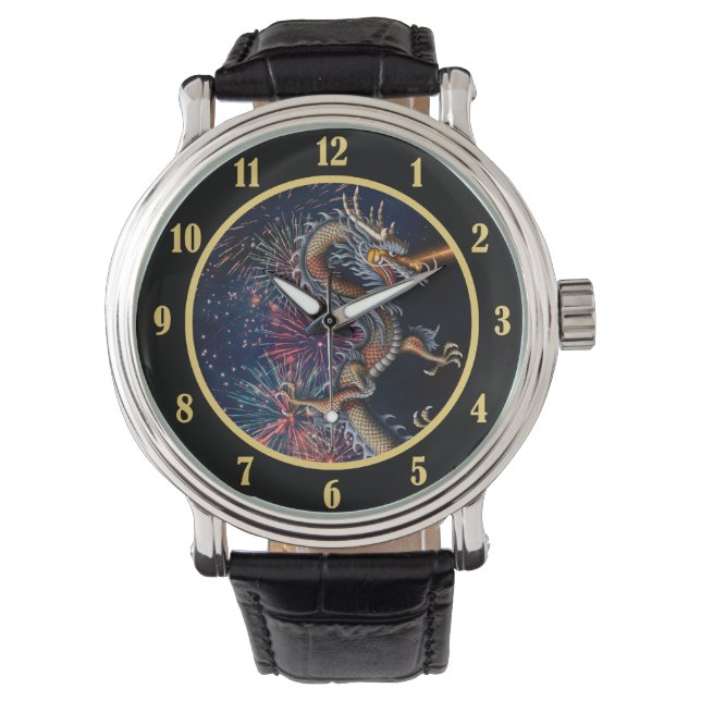 Chinese Dragon Armbandsur (Framsida)