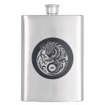 Chinese Dragon in Black and White Personalized
