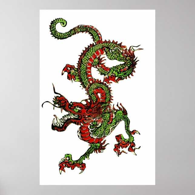 Chinese Dragon Poster (Framsidan)