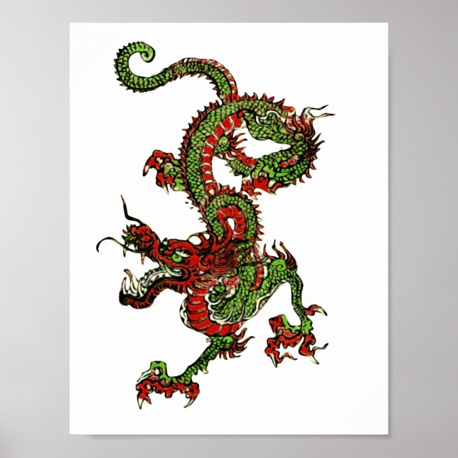Chinese Dragon Poster (Framsidan)