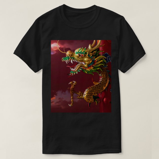 chinese dragon t shirt (Design framsida)