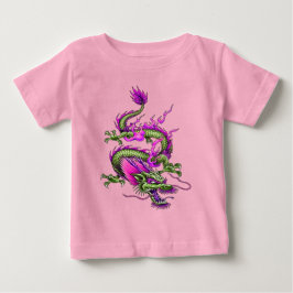 Chinese Horned Dragon Mythical Flood Making T Shirt