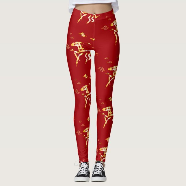 Chinese Lunar New Year of the Horse 2026 4724 Fire Leggings (Framsida)
