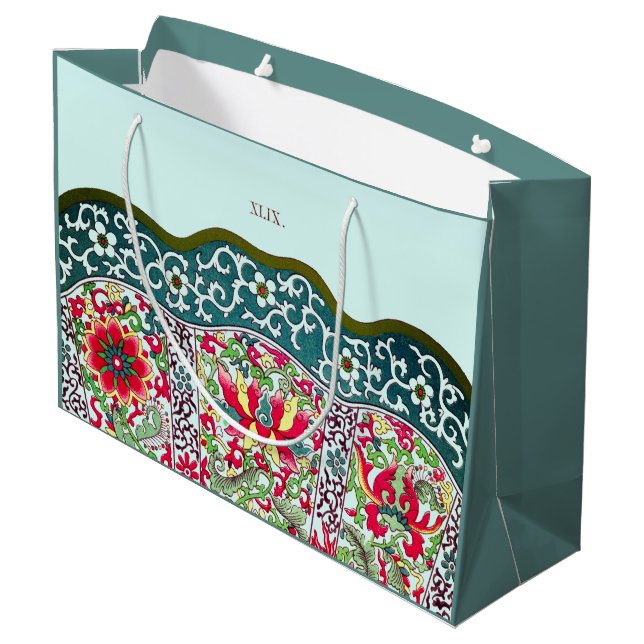 CHINESE MÖNSTER ANPASSNINGSBAR GIFT BAG (Baksidan Vinklad)