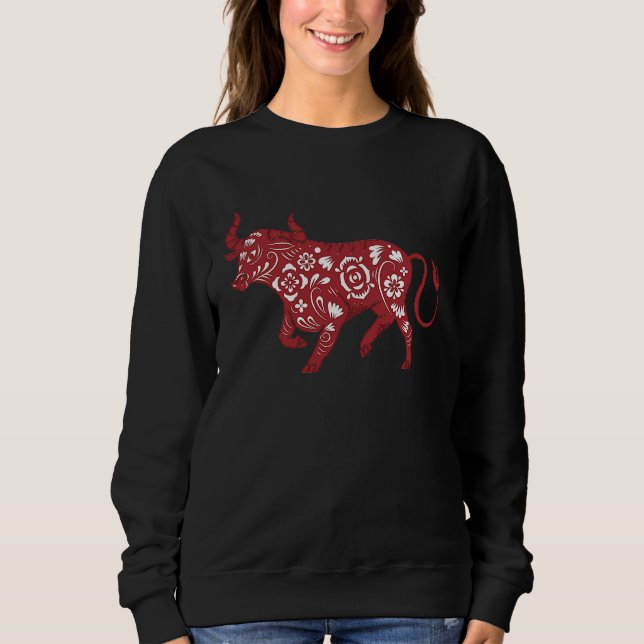 Chinese New Year 2021  Year of the Ox T Shirt (Framsida)