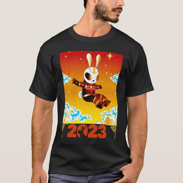Chinese New Year 2023 Year Of The Rabbit 2023 Wome T Shirt (Framsida)