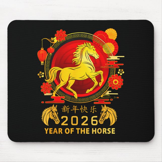 Chinese New Year 2026 Year Of The Horse Happy New  Musmatta (Framsidan)