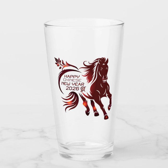 CHINESE NEW YEAR Drinkware Glaskopp (Framsida)
