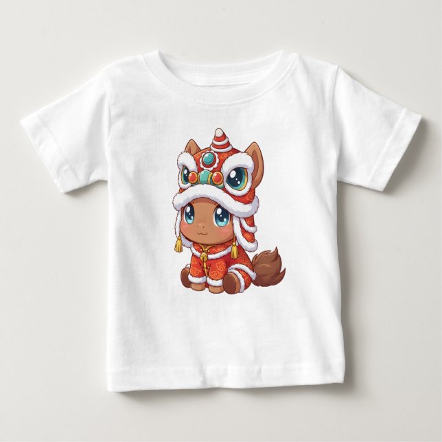 Chinese New Year Horse 2026 T Shirt (Framsida)