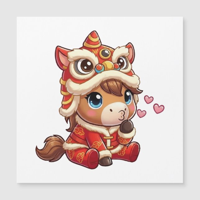 Chinese New Year Horse 2026 Zodiac (Framsida)