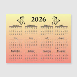 Chinese New Year of Horse 2026 Calendar 