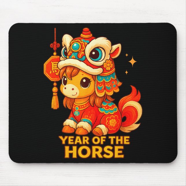 Chinese New Year Of The Horse 2026 Lunar New Year  Musmatta (Framsidan)