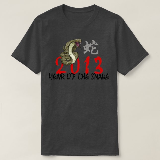 Chinese New Year of The Snake 2013 TShirtTShirt  T Shirt (Design framsida)