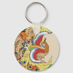 chinese phoenix nyckelring