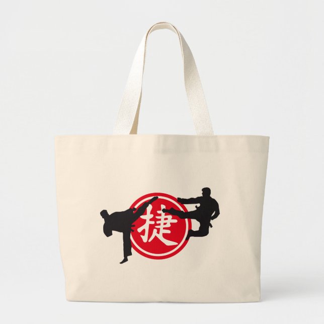 chinese sign and karate fighter jumbo tygkasse (Framsidan)
