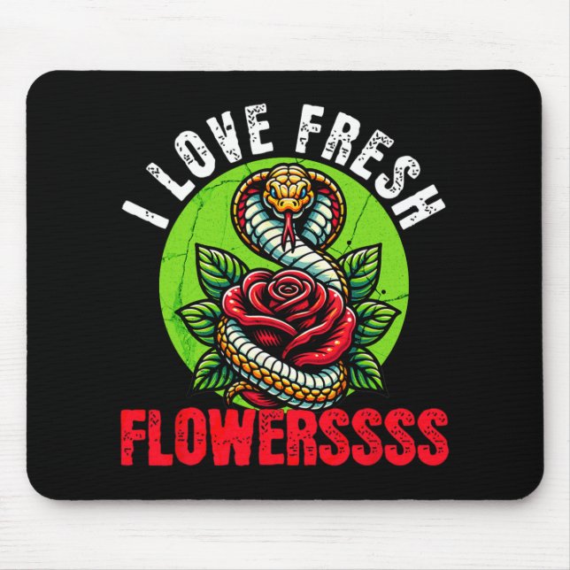 Chinese Snake Lunar New Year 2025 I Love Fresh Flo Musmatta (Framsidan)