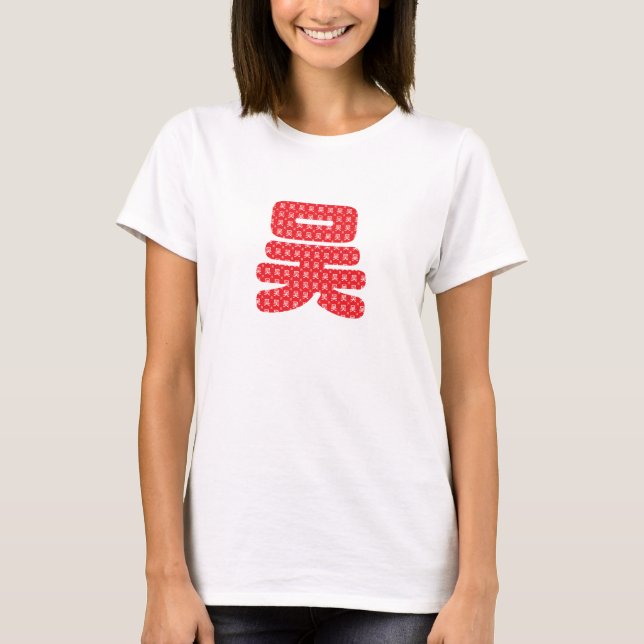 Chinese surnames T-Shirt (Framsida)