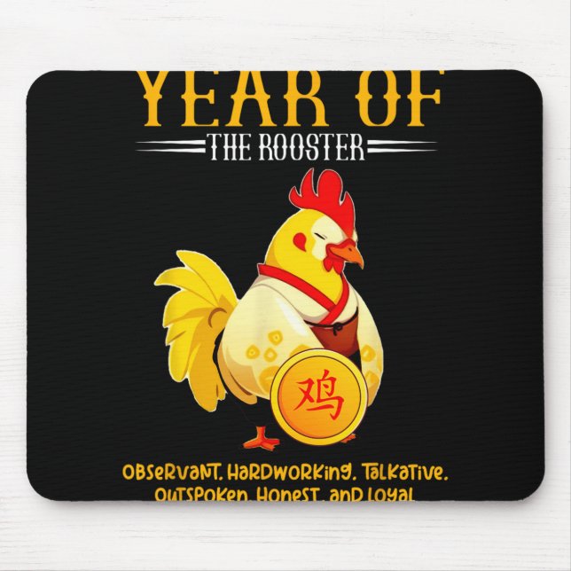 Chinese Year Of The Rooster Zodiac Sign Happy Luna Musmatta (Framsidan)
