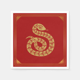 Chinese Year of the Snake Pappersservett
