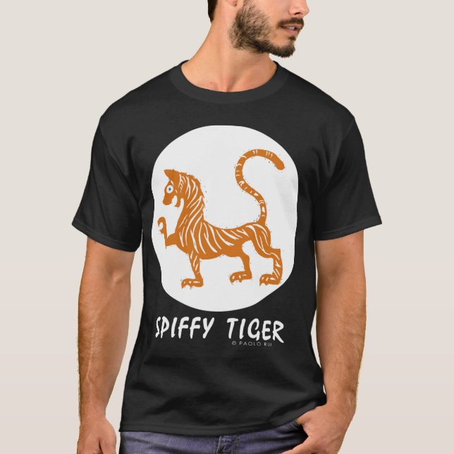 Chinese Zodiac 3 Spiffyiger 1 T Shirt (Framsida)