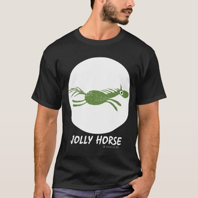 Chinese Zodiac 7 Jolly Horse T Shirt (Framsida)