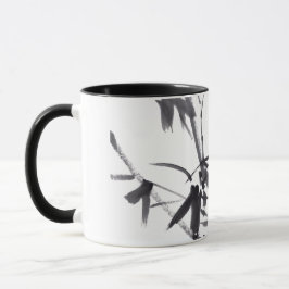 Chinesische Bambus-Tuschekunst Mugg