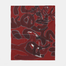 Chinesische Kalligraphie- Dao folgt der Natur 道法自然 Fleecefilt