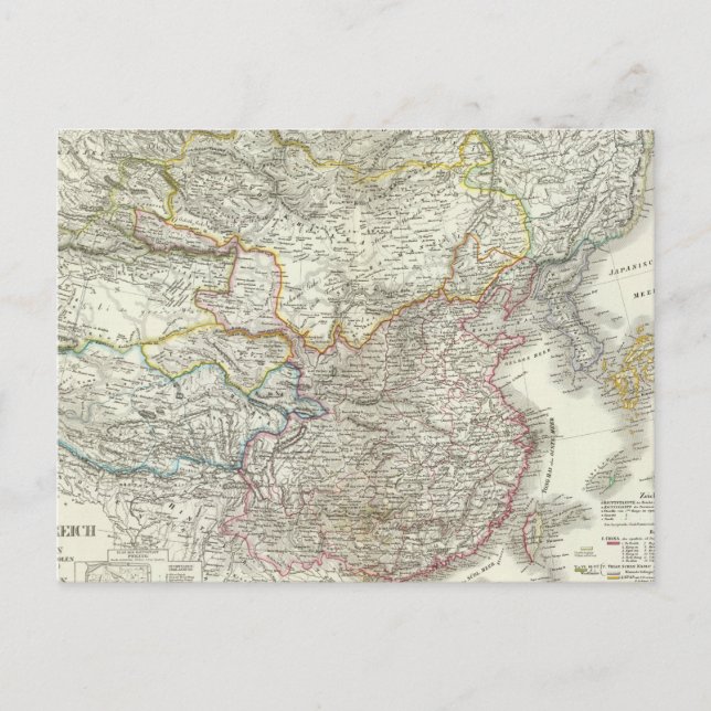 Chinesische Reich - Kinas imperium Vykort (Framsida)
