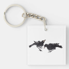 Chinesische Tuschekunst mit Vogelmotiv