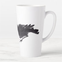 Chinesische Tuschekunst mit Vogelmotiv