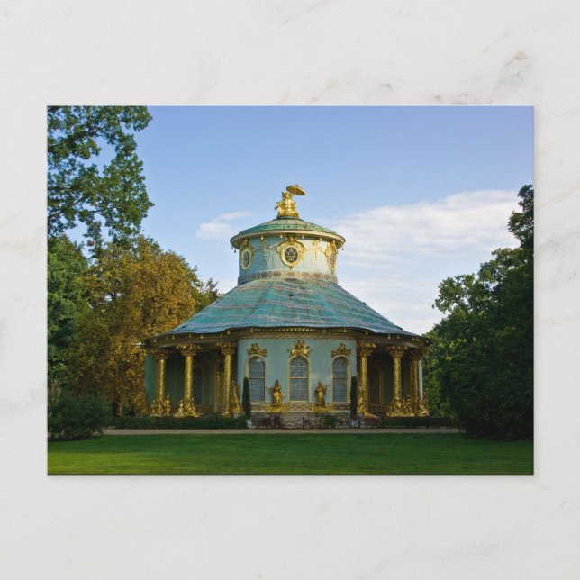 Chinesisches Teehaus Postcard Vykort (Framsida)