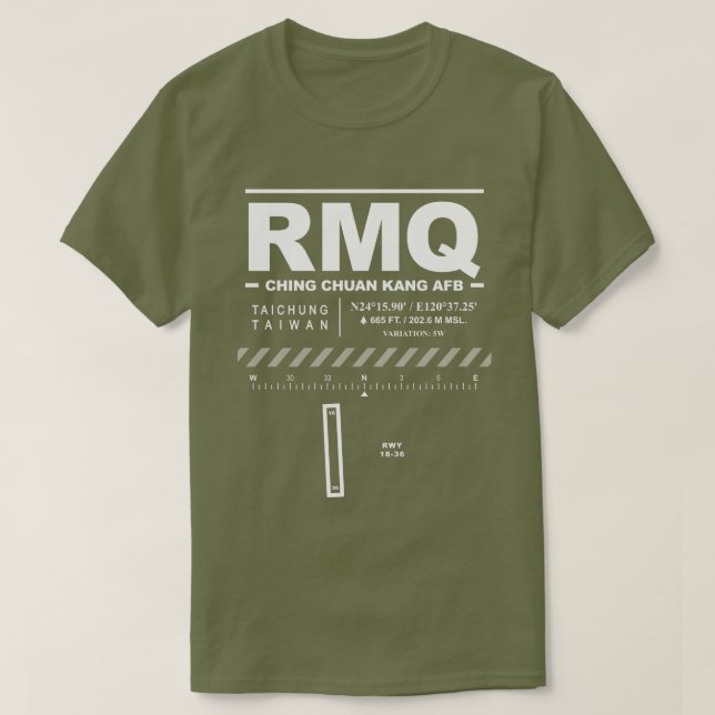 Ching Chuan Kang Luft Force Base RMQ T Shirt (Design framsida)