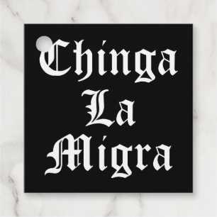 Chinga LA Migra Gåvor Etiketter