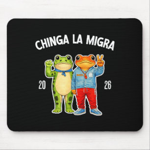 Chinga la migra rolig groda protest grafik musmatta