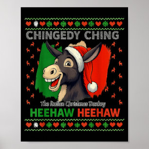 Chingedy Ching Dominick Den Italienska Julen Xmas Poster