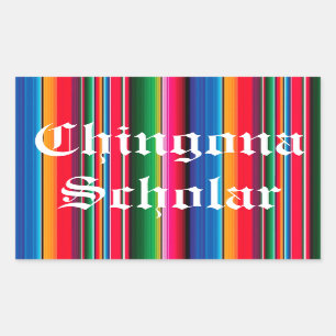 Chingona forskareSarape klistermärke