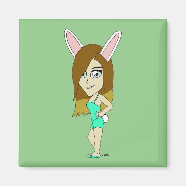 Chini Bunny Magnet (Framsidan)