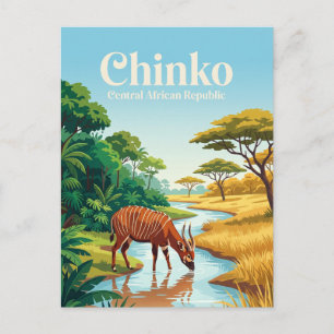 Chinko naturreservat Centralafrikanska republiken Vykort