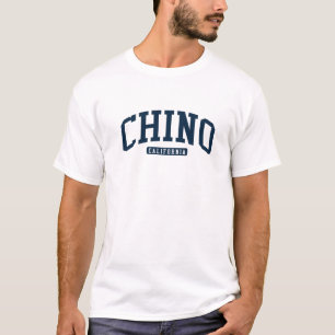 Chino California CA College Universiteten Stil T Shirt