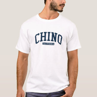 Chino California CA College Universiteten Stil T Shirt