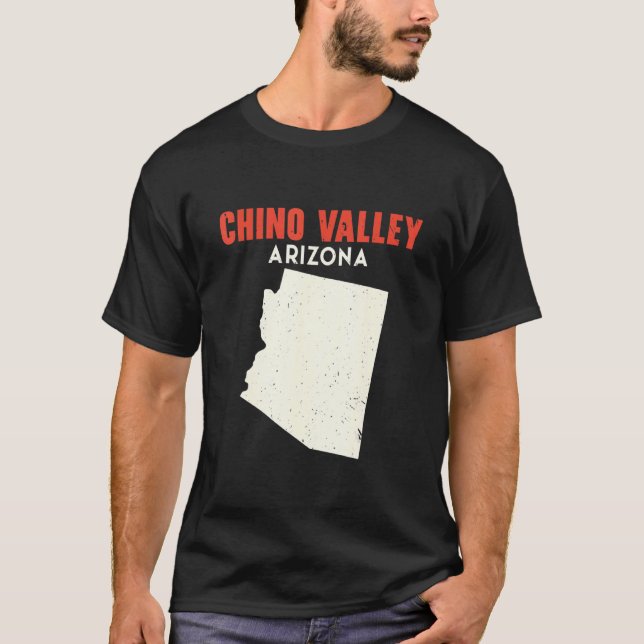 Chino Valley Arizona Förenta staterna State Americ T Shirt (Framsida)